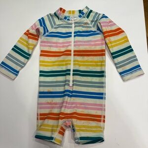 Hanna Andersson Multicolor Striped Kids Rashguard